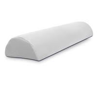 Wellcore Coussin Demi-cylindrique 60 x 18 cm, Blanc