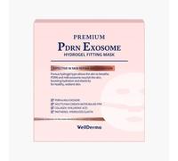 WellDerma - Premium PDRN Exosome Hydrogel Fitting Mask Set - Set de masques hydrogel anti-âge PDRN exosomes