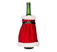 WELLDOER Décorations de Noël - Housse pour bouteille de vin - Décoration de Noël - Pochette pour bouteille de vin - Happy New Year 2023, b