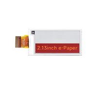 WELLDOER Écran électronique 2,13 pouces E-Ink Display HAT 250 x 122 E-Paper SPI Interface Écran pour RaspberryPi 4B 3B+ 3B Écran électronique 2,13 pouces E-Ink Display HAT 250 x 122 E-Paper