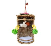 Wellensing Accrochant Le Tapis Suspendu à Hamac Jouets pour Oiseaux Cachés à Chaîne | Hammock Swing Nest pour nymphérents, parasites, pinsons