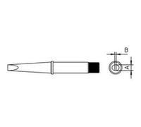 Weller 4CT6C7-1 Panne de fer à souder forme de burin, droite Taille de la panne 3.2 mm Contenu