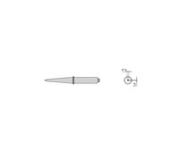 Weller CT5D8 LÖTSPITZE 5,0MM VERP. Panne de fer à souder forme de burin Contenu 1 pc(s)