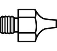 Weller DS 112 Buse daspiration buse à air chaud Taille de la panne 1.0 mm Longueur de la panne 18 mm Contenu 1 pc(s)