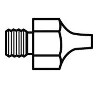 Weller Buse d'aspiration DS 113 – Panne 1,2 mm, Longueur 18 mm – 1 pc