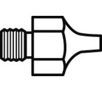 Weller DS 113 Buse d'aspiration Taille de la panne 1.2 mm Longueur de la panne 18 mm Contenu 1 pc(s)