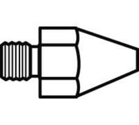 Weller DS 113HM Buse daspiration buse à air chaud Taille de la panne 1.2 mm Longueur de la panne 18 mm Contenu 1 pc(s)