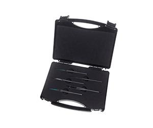 Weller Erem 3500TP Pince à Épiler de Précision Premium, 5 Pièces Avec Bords Émoussés