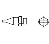 Weller F04 Buse à air chaud buse à air chaud Taille de la panne 10.5 mm Contenu 1 pc(s)