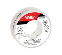 WELLER Fil à souder électronique sans plomb, Sn97Cu3, 2mm, 70g