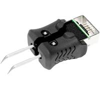 Weller T0050115899 Panne de fer à souder conique, coudée à 45° Taille de la panne 0.4 mm Longueur de la panne 20.50 mm Contenu 1 pc(s)