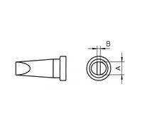 Weller T0054440799 LT C Pointe De Soudure - Pointe En Biseau 3,2 X 0,8 X 12,5Mm