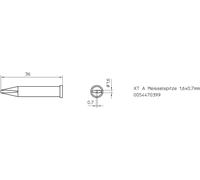 Weller Panne de fer à souder XT-A – forme de burin – 1,6 mm – 1 pc