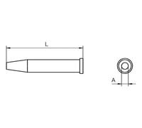 Weller - XT CS - Pointe, Sans Plomb, 3,2mm