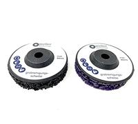 WELLERWERKZEUGE | 2 disques de nettoyage CSD pour mini meuleuse d'angle sans fil BTI/Würth/Bosch GWS 10,8-12 V Ø 70 mm