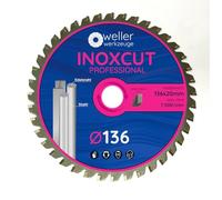 WELLERWERKZEUGE I Profi INOXCUT Lame de scie circulaire 136 x 20 mm pour acier, acier inoxydable et métaux non ferreux
