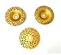 WELLERWERKZEUGE Lot de 3 disques à râper pour meuleuse d'angle Bosch GWS 12 V 10,8 V 76 x 10 cm