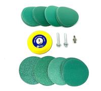 WELLERWERKZEUGE Lot de 44 disques abrasifs de 76 mm pour mini meuleuse d'angle compatible avec ponceuse à air comprimé Bosch GWS 12