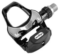 Wellgo 2DU Bearing R251 Pédale de Route sans Clip 9/16" Noir