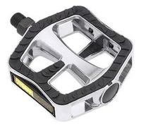 Point Pédale de vélo Wellgo Komfort-Pedale XL Argent/Noir