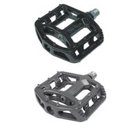 Wellgo MG1-9/16" Pédales à plateforme en magnésium Cro-mo Noir