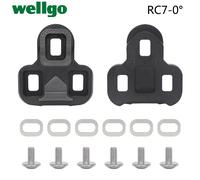 Wellgo Rc7-Pédale De Vélo De Route Ultra-Légère,Coordonnante,Avec Verrouillage Automatique,Accessoires De Cyclisme,6/0 - Type Rc7-0 Degree