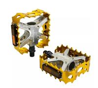 Wellgo WE3040 Pédales de vélo Old School BMX MTB Bear Trap 1,27 cm Doré