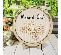Wellhoope Puzzle de Puzzle personnalisé Puzzle Signes de Puzzle de la fête des mères Vous êtes la pièce Qui Nous maintient Ensemble la pièce de Puzzle de la Maman de la Plaque