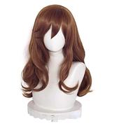 WELLHY Anime Horimiya Kyouko Hori Cosplay Perruque Marron Cheveux Longs ondulés Jeu de rôle Halloween Perruques avec Capuchon de Perruque Coser Perruque
