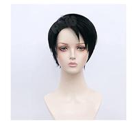 WELLHY Cosplay Perruque Jujutsu Kaisen Cosplay Otsukotsu Yuta Cosplay Perruque vêtements Fibre synthétique Perruque Tenue complète for Coser