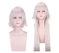 WELLHY Perruque Cosplay Alter Jeanne d'arc Perruque Jeu Fate Grand Order Cosplay Perruque an Fate Grand Order Cosplay Hair Alter Jeanne d'arc Femmes Cheveux for Coser