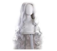 WELLHY Perruque Cosplay Anime Cosplay Costume Perruque My Hero Academia Perruque Eri Perruque Longue Petites Boucles Ondulées Rouleau Gris-Bleu Avec Frange Perruque avec Bonnet de Perruque Gratuit for
