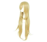 WELLHY Perruque Cosplay Anime Cosplay Perruque Angels of Death RachelGardner Ray Jaune Cheveux Longs Comic-Con Noël Carnaval Halloween Fête Vie Quotidienne Hommes et Femmes Mode Perruque for Coser