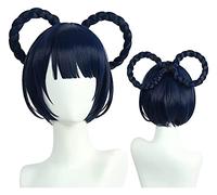 WELLHY Perruque Cosplay Anime Cosplay Perruque Demon Slayer Perruques Tanjiro/Kamado Nezuko/Zenitsu/Shinobu/Tomioka Perruque Perruques Longues Courtes for Halloween Perruque de Cheveux Synthétiques Ré