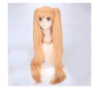 WELLHY Perruque Cosplay Anime Cosplay Perruque Filles Frontline UMP45 UMP9 Orange Perruque Comic-Con Noël Carnaval Halloween Fête Vie Quotidienne Hommes et Femmes Mode Perruque for Coser