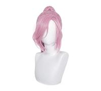 WELLHY Perruque Cosplay Anime SK∞ Cherry Blossom Cosplay Perruque Rose 100 cm de Long Droite Queue de Cheval Cheveux Résistants à la Chaleur Jeu de Rôle SK8 L'infini + Bonnet de Perruque for Coser