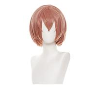 WELLHY Perruque Cosplay Femmes Anime Cosplay Costume Perruque Tokyo Revengers Perruque Tachibana Hinata Perruque Court Bobo Cheveux Perruque avec Capuchon de Perruque Gratuit for Halloween Fête Carnav