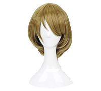 WELLHY Perruque Cosplay Love Live!LoveLive Koizumi Hanayo Cosplay Perruque Courte Mixte Vert résistant à la Chaleur Perruque de Cheveux synthétiques + Bonnet de Perruque for Coser