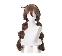 WELLHY Perruque Cosplay Mode 65cm archevaliers Cuora Cosplay Perruque for Femmes Halloween Carnaval fête Perruque de Cheveux synthétiques + Bonnet de Perruque for Coser