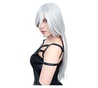 WELLHY Perruque Cosplay Yorha No.2 Type A Perruque Perruque Cosplay Nier: Automata A2 Costume Jouer Perruques Costumes Cheveux for Coser