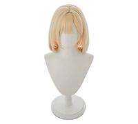 WELLHY Perruque for Youtuber Hoive Watson Amelia EN VTuber Blonde Cosplay Perruque Résistant À La Chaleur Synthétique Cosplay Cheveux Amelia Watson OneSize WIGONLY Perruque Coser (Color : WIGWITHPONYT
