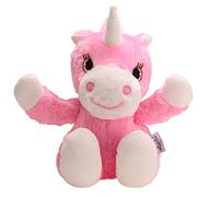 welliebellies® Peluche chauffante licorne | Grand | Rembourrage amovible en millet bio | Chauffer au four ou au micro-ondes | Jusqu'à 90 minutes de chaleur | Convient également pour refroidir en cas