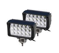 WELLIT Lot de 2 Phares de Travail Projecteurs à LED 45 W 12 V 24 V