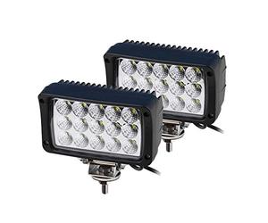 WELLIT Lot de 2 Phares de Travail Projecteurs à LED 45 W 12 V 24 V