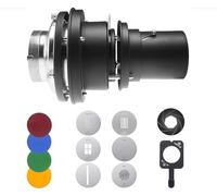 Wellmaking Bowens Mount Flash snoot lentille Conique vidéo Artiste modélisation Forme lumière Studio Utilisation avec lentille Optique Divers Gobos Bowens Accessoires de Photographie