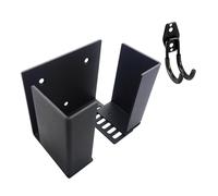 WELLMETE EV Charger Holder-Adjustable for Different Size Control Box, Heavy Duty Metal Wall Mount Bracket with Cable Hook for J1772 EV Mobile Charger & Telsa Charger, Enduring Charging Box Holder
