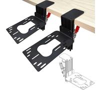 WELLMETE Hotas Flight Lot de 2 supports de bureau pour jeu de vol Compatible avec Thrustmaster Flight Joystick et Throttle T16000, Hotas X, Hotas One, Hotas 4, SimTask et TurtleBeach Flightdeck