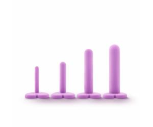 Wellness - Assortiment de dilatateurs vaginaux en silicone - Violet