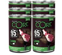 Wellness CORE 95% 6 x 400g, Agneau & Potiron - Pâtée Chiens | Sans Céréales, Naturelles, Hypoallergénique, Riche en protéines, À Haute Teneur en Viande