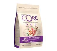 Wellness CORE Chaton, Croquettes Chaton, 100% Naturelles, Pré- & Probiotiques, DHA & Huile de Saumon, Dinde/Saumon, 300g